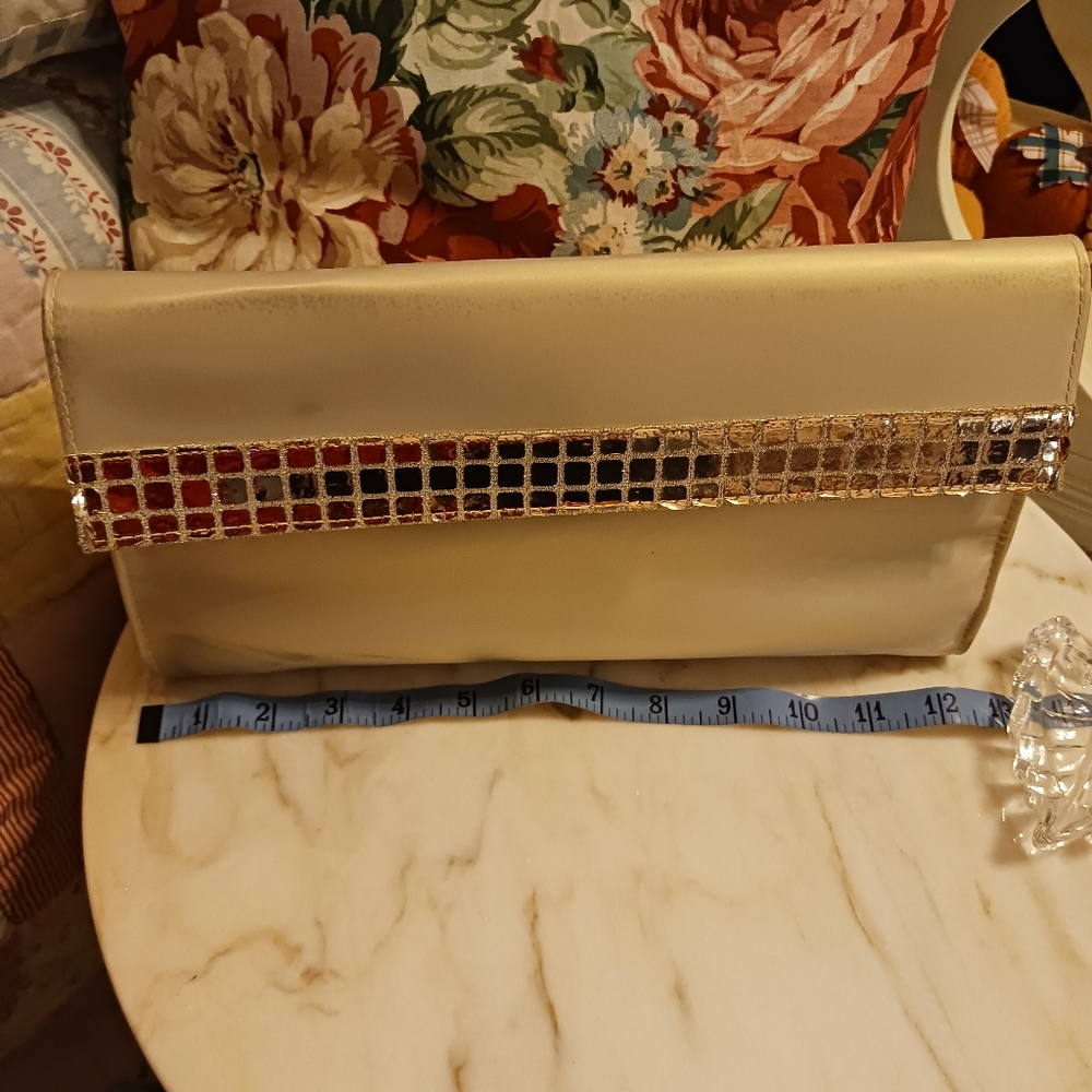 Dior Parfums Golden Clutch, GUC Cosmetics Bag, 17X7X3